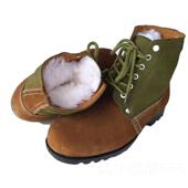 老人大头鞋 真皮毛靴北军保勾男棉鞋 加厚雪地东靴女防寒羊 冬季 正品