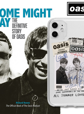 绿洲oasis透明摇滚手机保护壳华为荣耀小米OPPO红米realme三星vivo一加11iQOO适用16苹果13iPhone17promaxs15