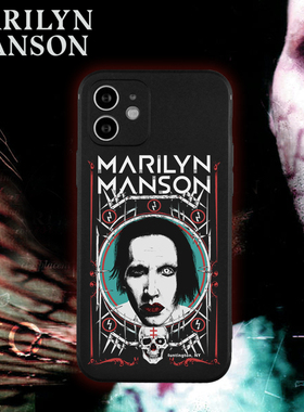 玛丽莲曼森Marilyn Manson手机壳华为荣耀小米OPPO红米三星vivo一加iQOO适用14苹果13iPhone12promaxs16xr15