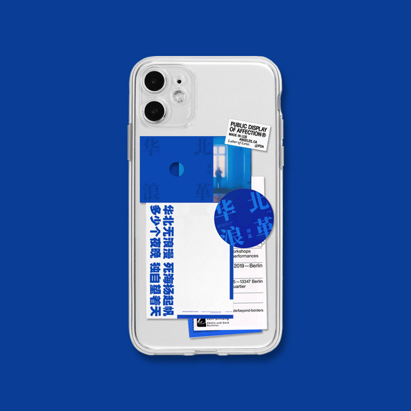 原创刘森华北浪革摇滚oppo一加iqoo透明全包软小米红米vivo华为手机壳适用17苹果13iPhone12promax14xr78p15