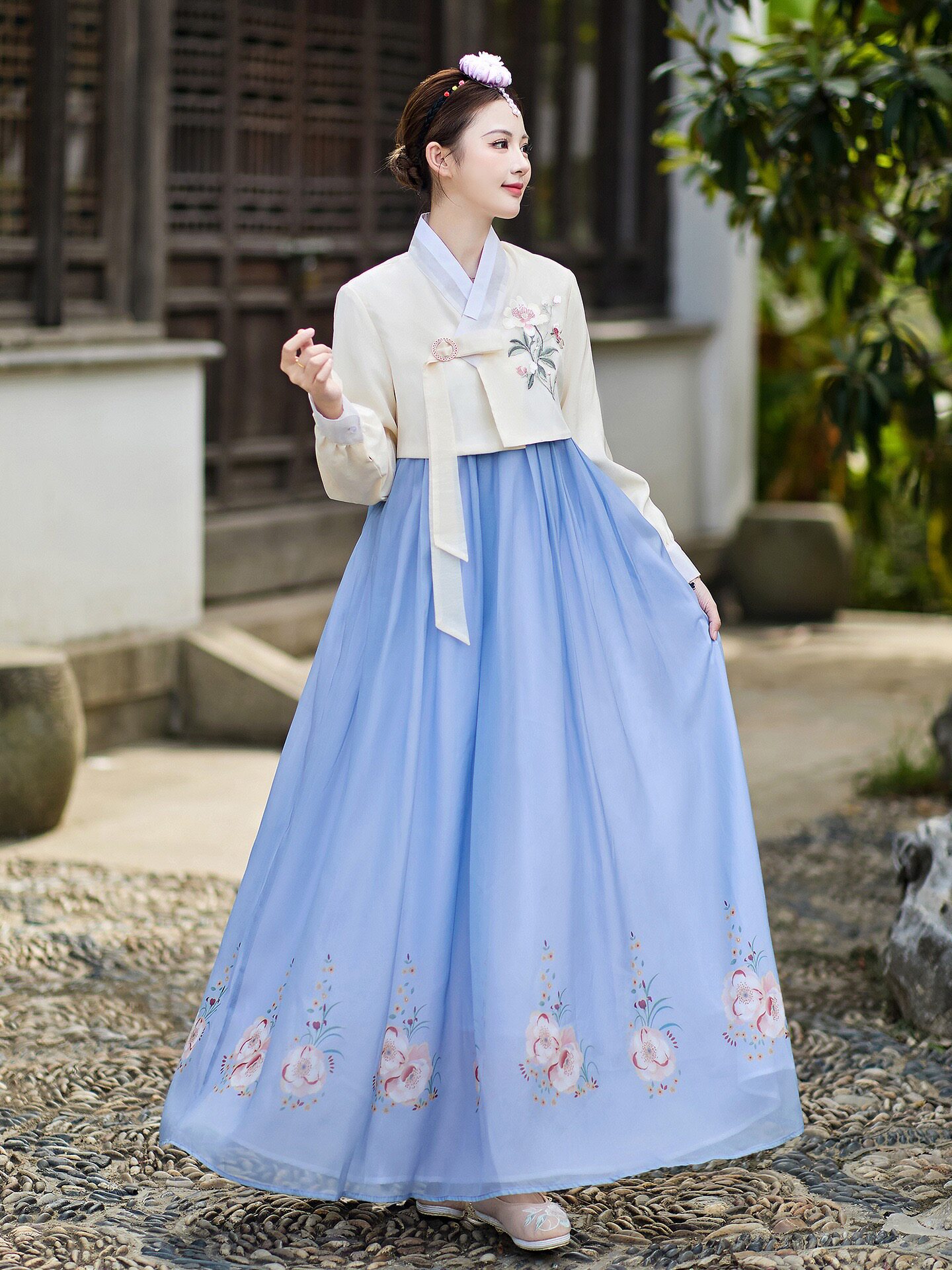 朝鲜服延吉公主朝鲜族服装女成人礼服宫廷礼服古装生日毕业舞台服