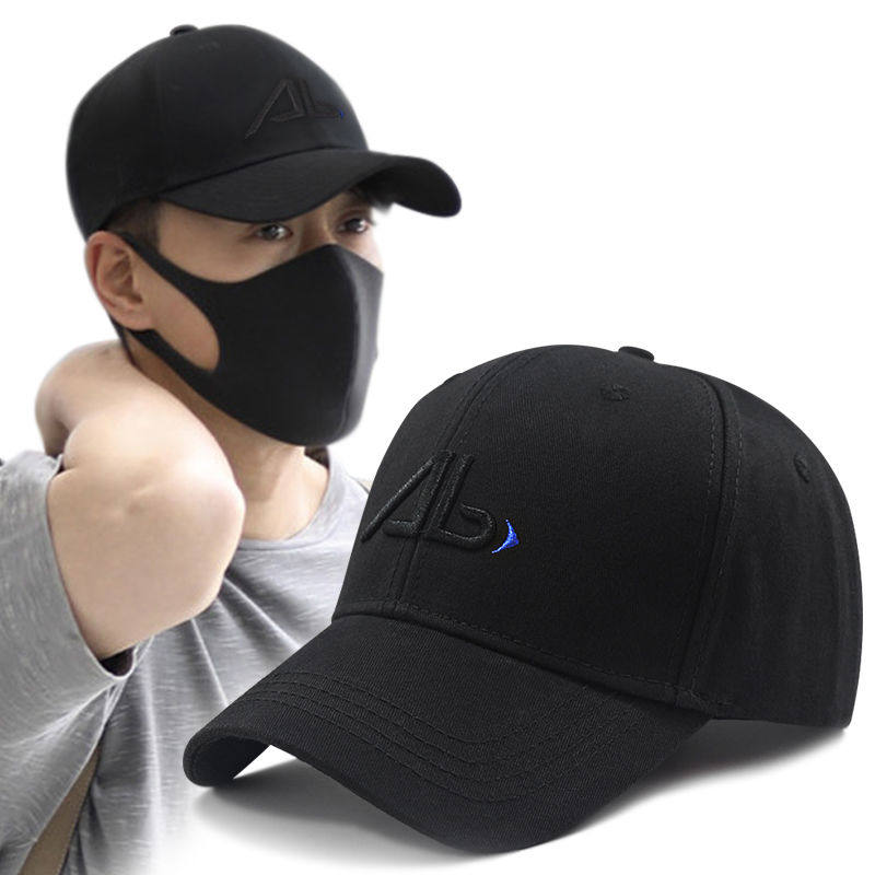 大头围帽子男韩版夏季白色鸭舌帽女士百搭黑色棒球帽显脸小太阳帽