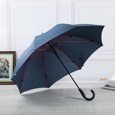 正品日本口Mau抗风暴雨长柄伞折伞覆古江户B晴雨伞商务进遮阳晒伞