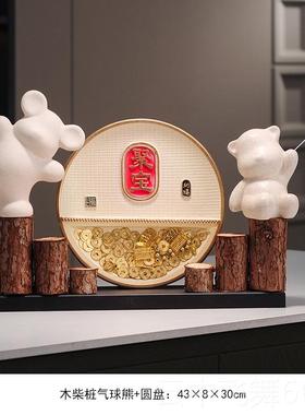 正品招财猫摆件装八方来财店前铺开业台客厅品轻奢高档饰乔迁新居
