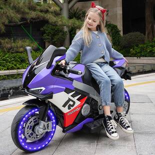 红思达儿电动子摩童托车迷你宝宝炫酷机轮车小孩超大两玩具车 正品