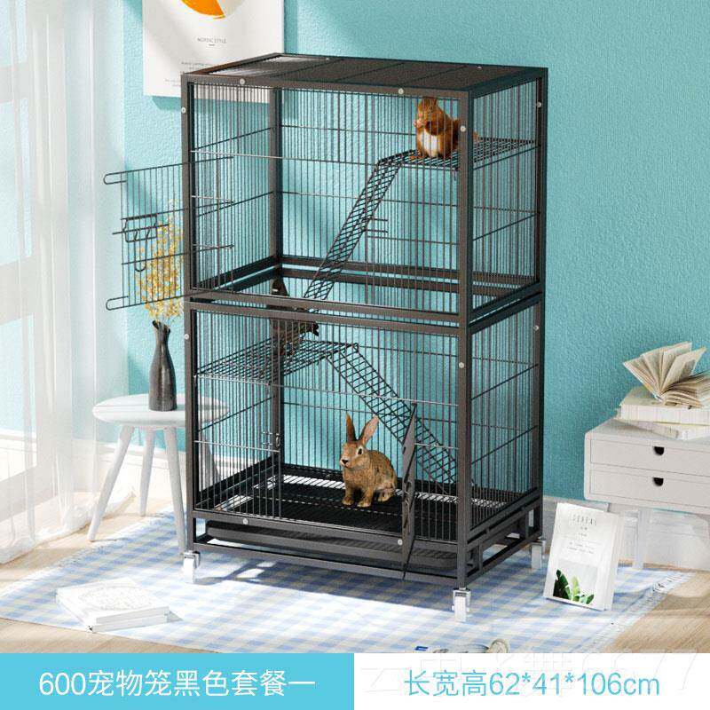 正品松欣乐森三层龙猫貂笼花枝鼠别墅笼龙猫柜笼大号貂笼宠物鼠鸟