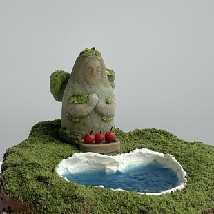 塞尔达传说海利亚女神像微景观生日蛋糕海拉鲁林克北京全国同城送