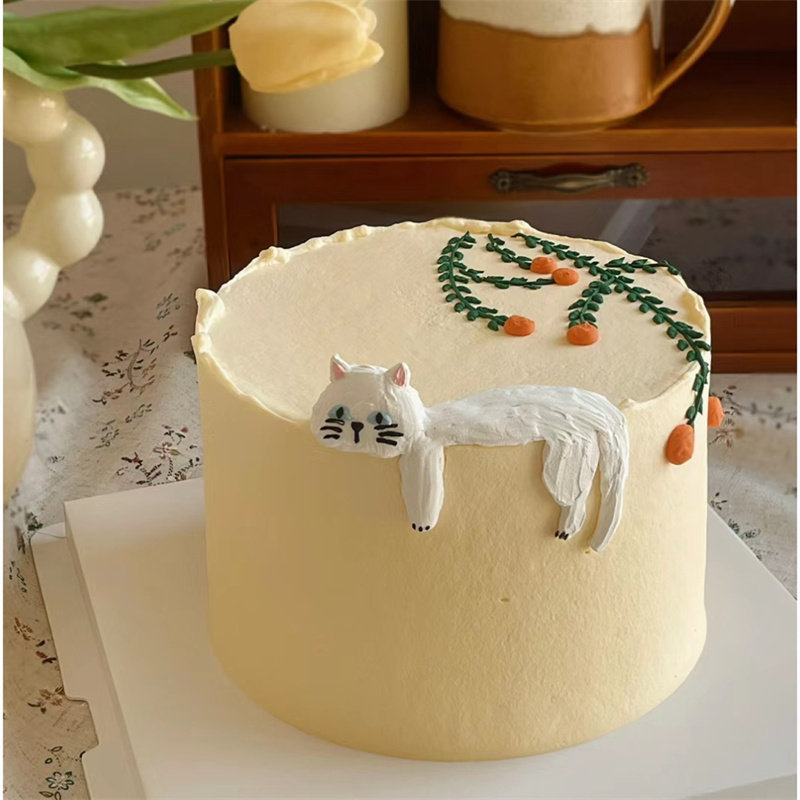 网红 ins简约黑猫生日蛋糕男女儿童卡通北京天津河北全国同城配送,零食/坚果/特产,生日/节日蛋糕,淘宝优惠券,粉丝福利购,淘宝优惠卷