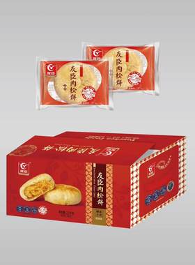 友臣肉松饼葱香香辣味零食营养早餐糕点休闲充饥晚上解馋饼干整箱