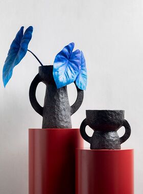 侘寂风归闲陶瓷艺术摆件样板间