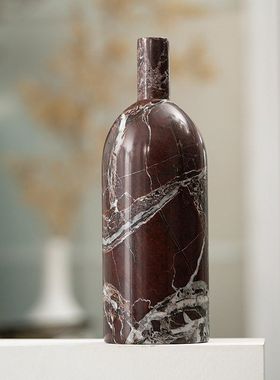 侘寂风欢醉大理石摆件欧式客厅