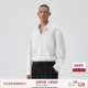 衬衫 BODYDREAM新款 白色长袖 男基础宽松抽绳上衣梭织垂感休闲衬衣