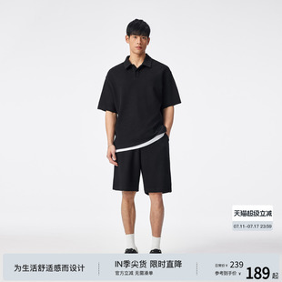 短袖 BM男士 套装 BODYDREAM t恤短裤 polo衫 新款 刺绣宽松休闲夏季
