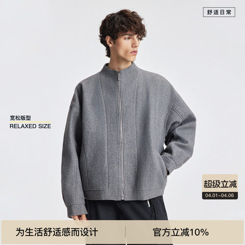 bodydreamGeekChic仿毛呢外套