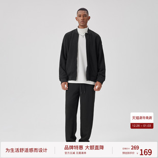 运动套装 针织卫裤 夹克宽松休闲裤 BODYDERAM肌理棒球服外套秋季