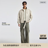 BODYDREAM重磅帆布哈灵顿夹克男新款 cleanfit水洗翻领休闲外套