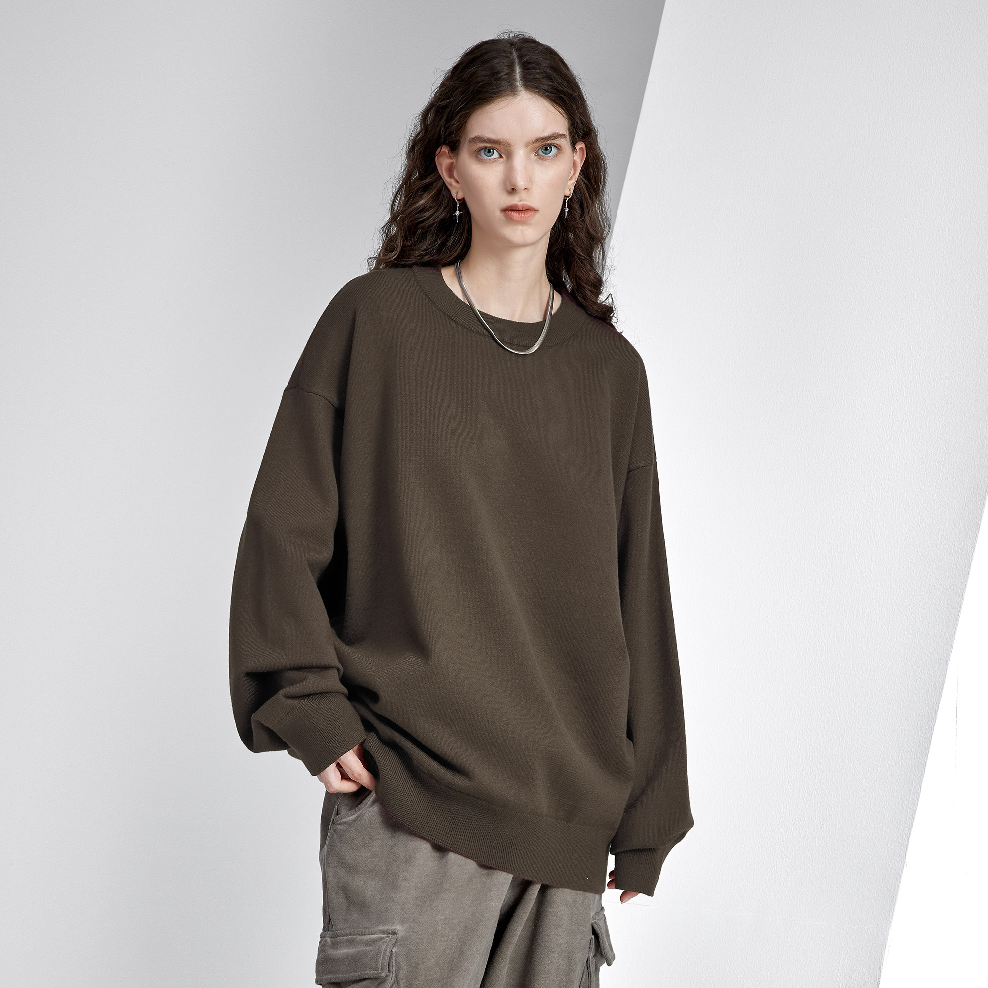 bodydream back Embroidery Sweater American style Retro T-shirts sweater Easy leisure time lovers Socket Sweaterin the Men's clothing, Knitwear/Sweaters  category - from Buy2taobao.com to provide professional Taobao agent buy service