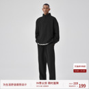 BODYDREAM370G重磅半拉链卫衣男立领刺绣外套休闲上衣 运动套装