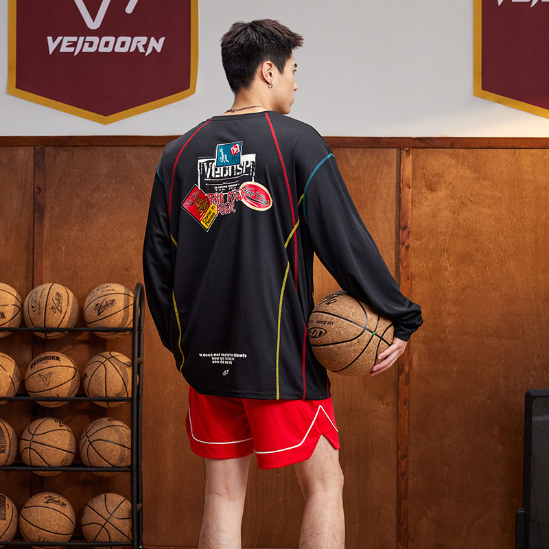 维动回响专业速干运动长袖投篮服