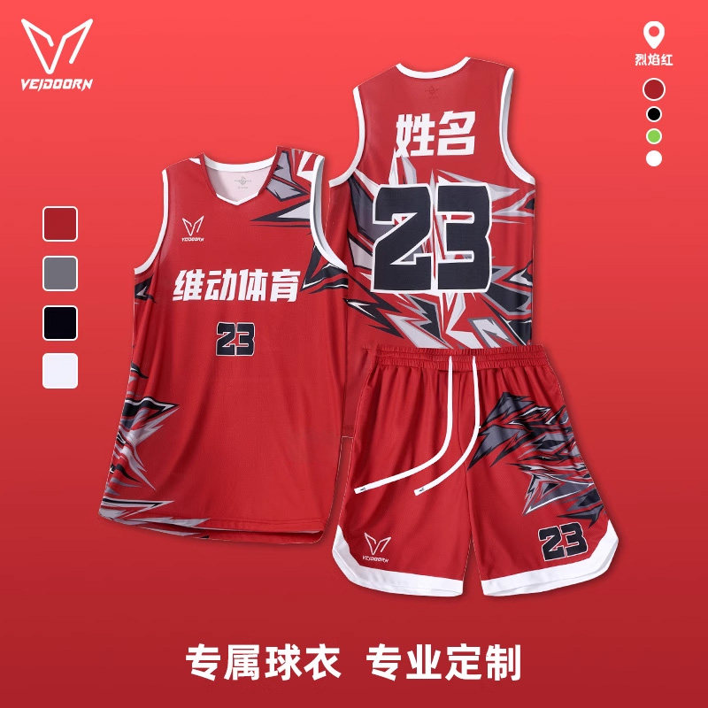 维动篮球服套装成人球衣定制比赛队服青少年运动训练服全身定做夏