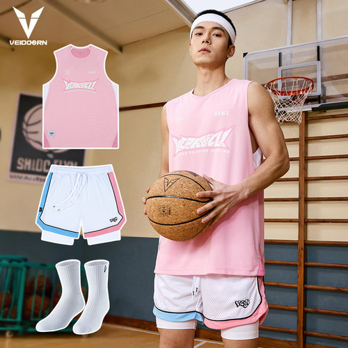 维动背心短裤运动套装男夏季休闲