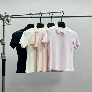 短袖 大厂订单 冰爽凉感亲肤透气无缝弹力抗皱POLO衫 女款 T恤 26夏季