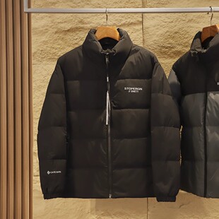 90鸭绒~内里石墨烯自发热面料~男士户外防风抗寒加厚短款羽绒服