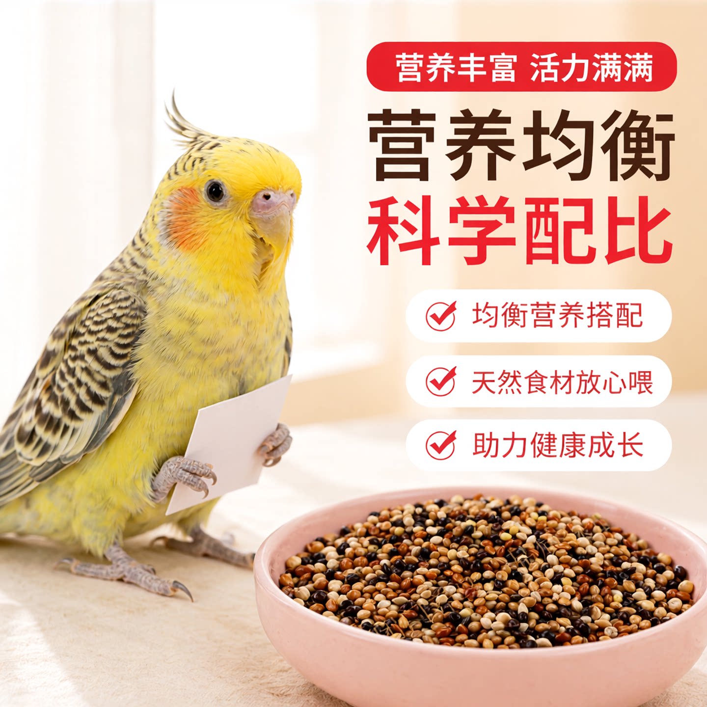 黑白红黄糜子5色混合虎皮鹦鹉鸟食鸟粮饲料25新鲜原粮无添加新粮