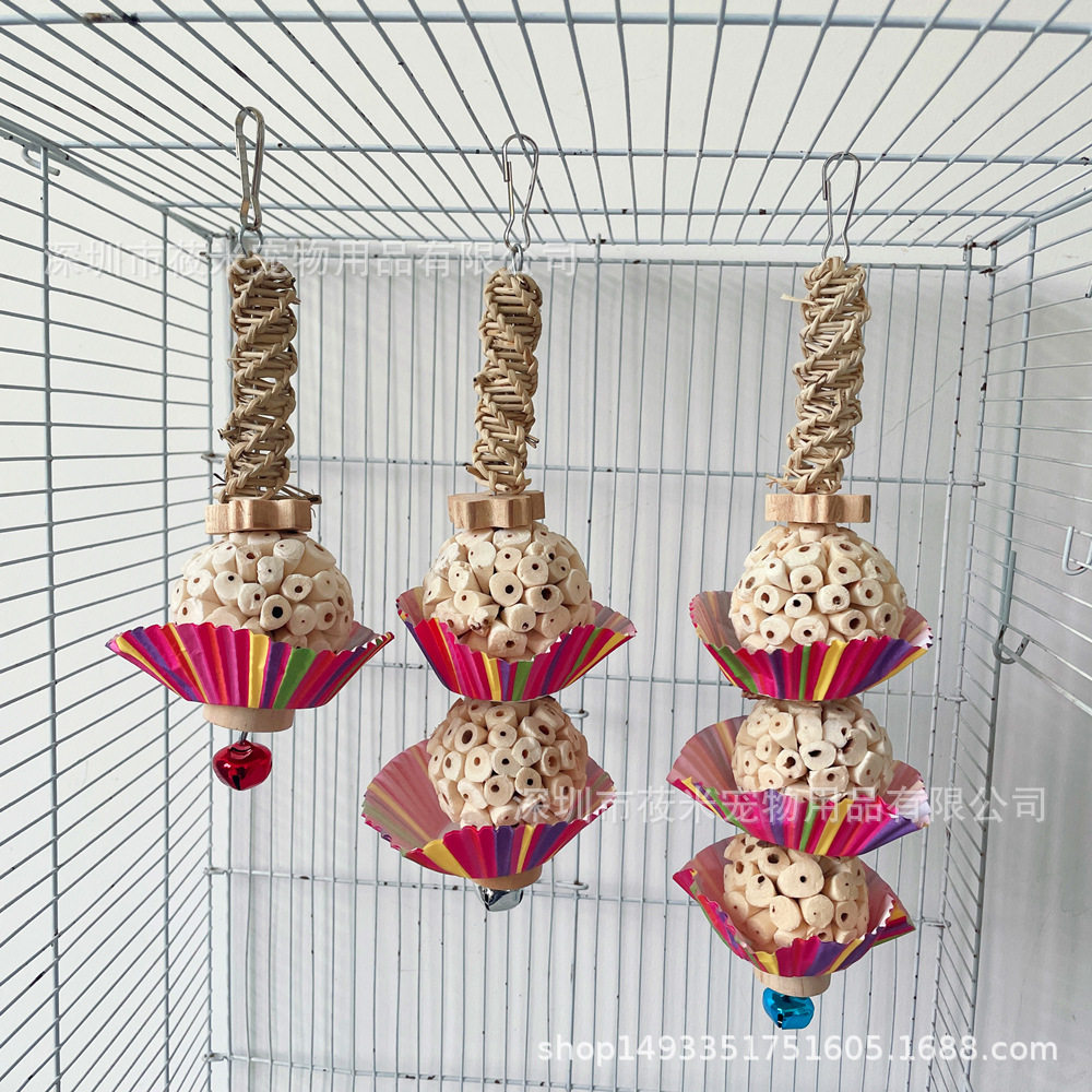 鹦鹉玩具鸟玩具通草磨牙串藤编啃咬玩具碎纸磨牙解闷玩具,宠物/宠物食品及用品,鸟玩具,淘宝优惠券,粉丝福利购,淘宝优惠卷