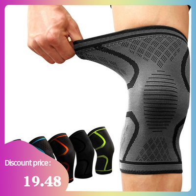 1P Fitness Kneepad Support Braces Elastic Sport Knee Pad s