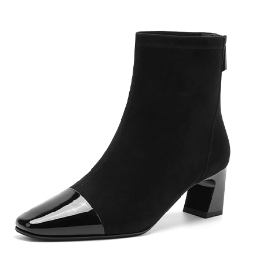 HA256508 HARSON哈森2025年冬靴 方头迷你短靴 商场专柜正品