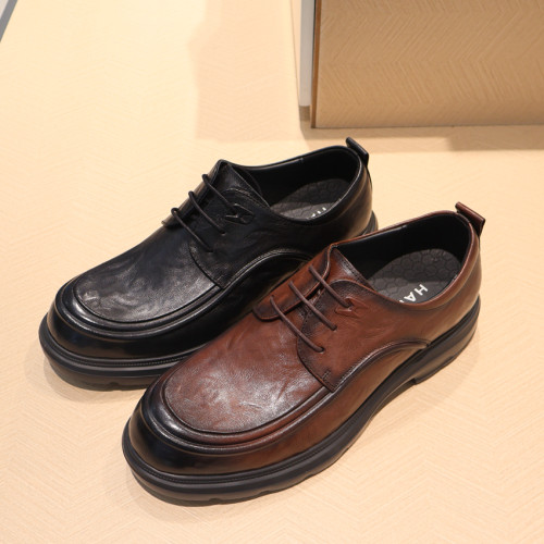 ML254060  哈森男鞋HARSON  **2025新款秋季细带鞋 牛皮内里