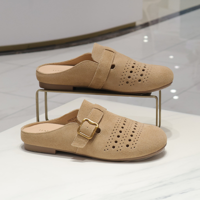 HM261401 哈森女鞋 HARSON 2026年夏款 镂空透气勃肯拖鞋