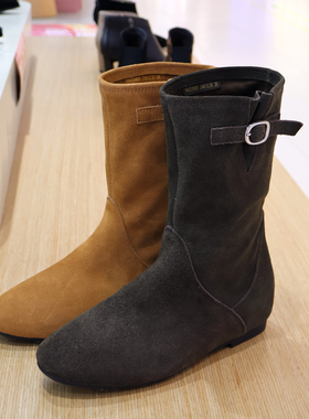 HA253003 HARSON 哈森2025年 冬靴复古 时装靴 商场专柜正品