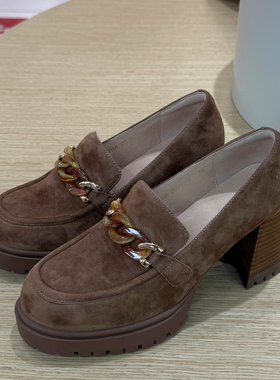 HS267158 HARSON哈森2026年春款粗高跟 浅口单鞋 商场新品