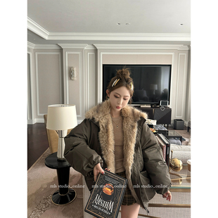 新款 环葆毛派克服外套女秋冬季 2025拼接毛领夹克 暖绒堡垒 MLS