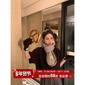 短袖 MLS 新款 上衣女100羊毛廓形针织毛衫 智感叠穿 层次up2025冬季