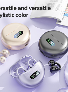 M79跨境爆款AI智能翻译蓝牙耳机夹耳式高音质骨传导无线蓝牙耳机