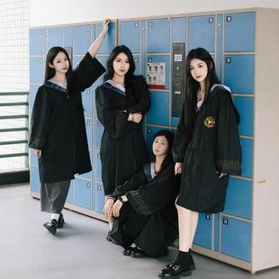 学士服大学生毕业礼服文科工科理科军科硕士服定制博士导师服