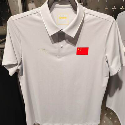 安踏2026国旗款Polo衫运动速干