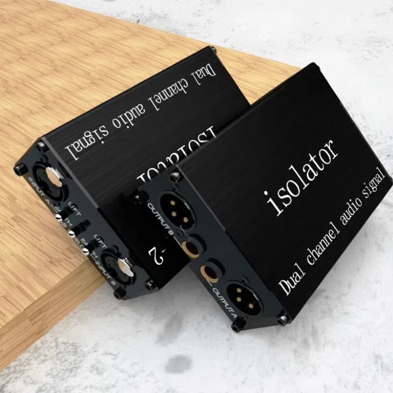 音频隔离器降噪电脑音响调音台电流消除共地耦合抗干扰滤波器卡侬