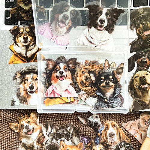 50张狗狗FunnyDogPortrait贴纸