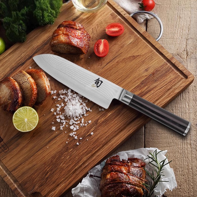 日本进口大马士革刀具多功能刀