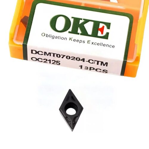 株洲OKE 数控车刀片DCMT070204/070208-OTM OC2125 加工钢件 正品