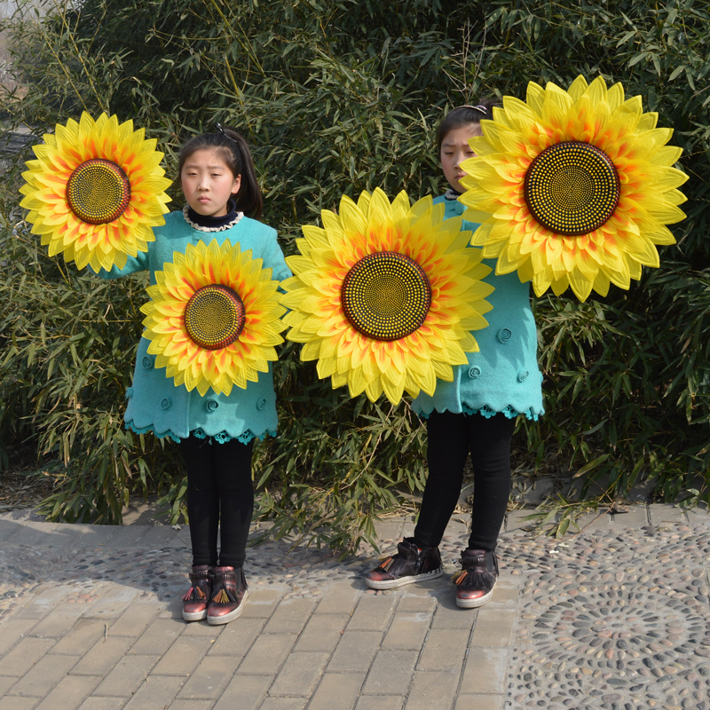 向日葵开幕式手拿花舞蹈道具