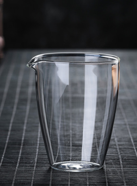 天润和器透明无忧茶海加厚耐热玻璃公道杯家用功夫茶具分茶器包邮