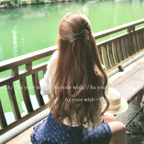 复古豹纹骨头抓夹大号小众高级感