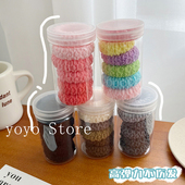 高马尾发绳加粗加厚高弹力头绳高端耐用不伤发扎头皮筋女发圈头饰