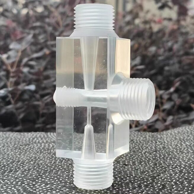 有机玻璃射流器气液加药混合水射器全透明文丘里喷射器DN15/20/25