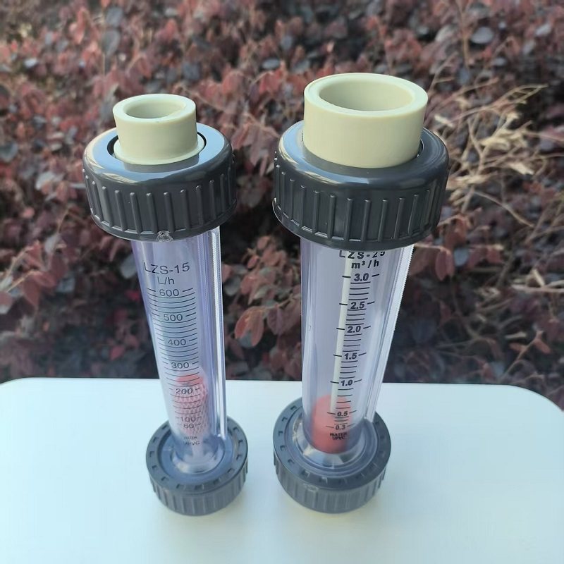 热熔接头塑料转子流量计PP/PPH/PPR材质管道烫接浮子液体水流量计